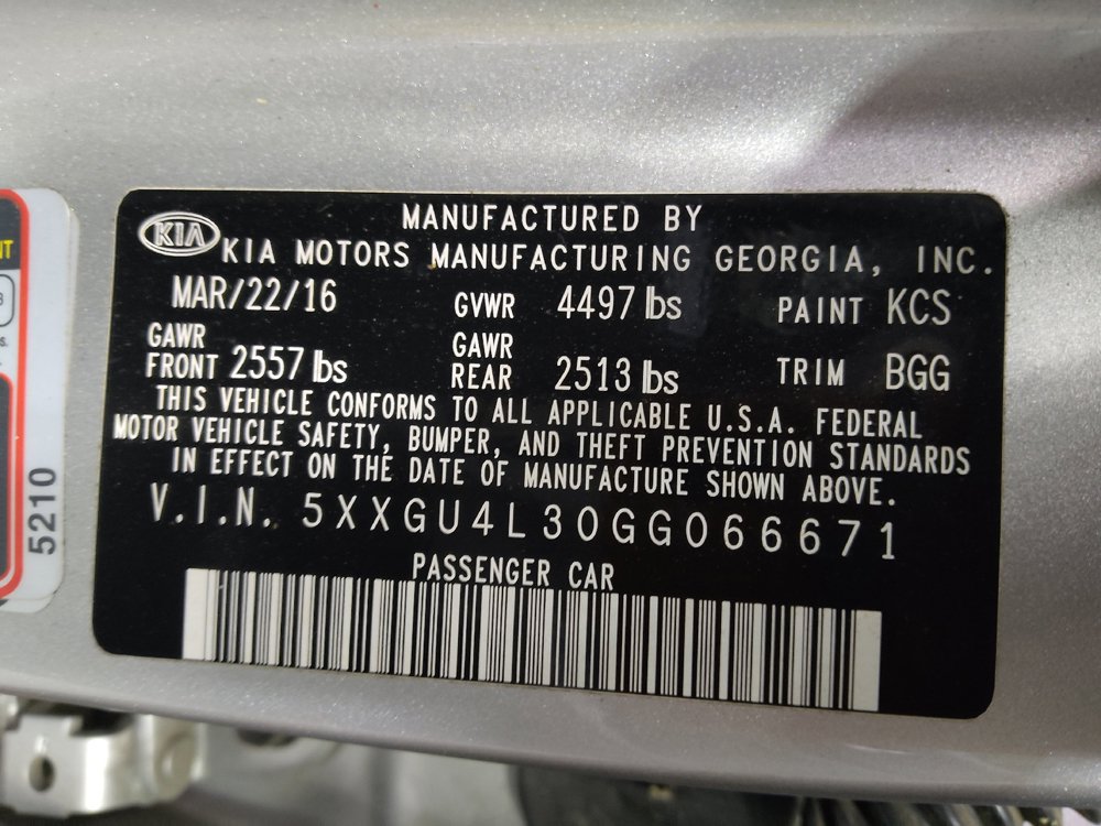 Used 2016 Kia Optima EX FWD image 33