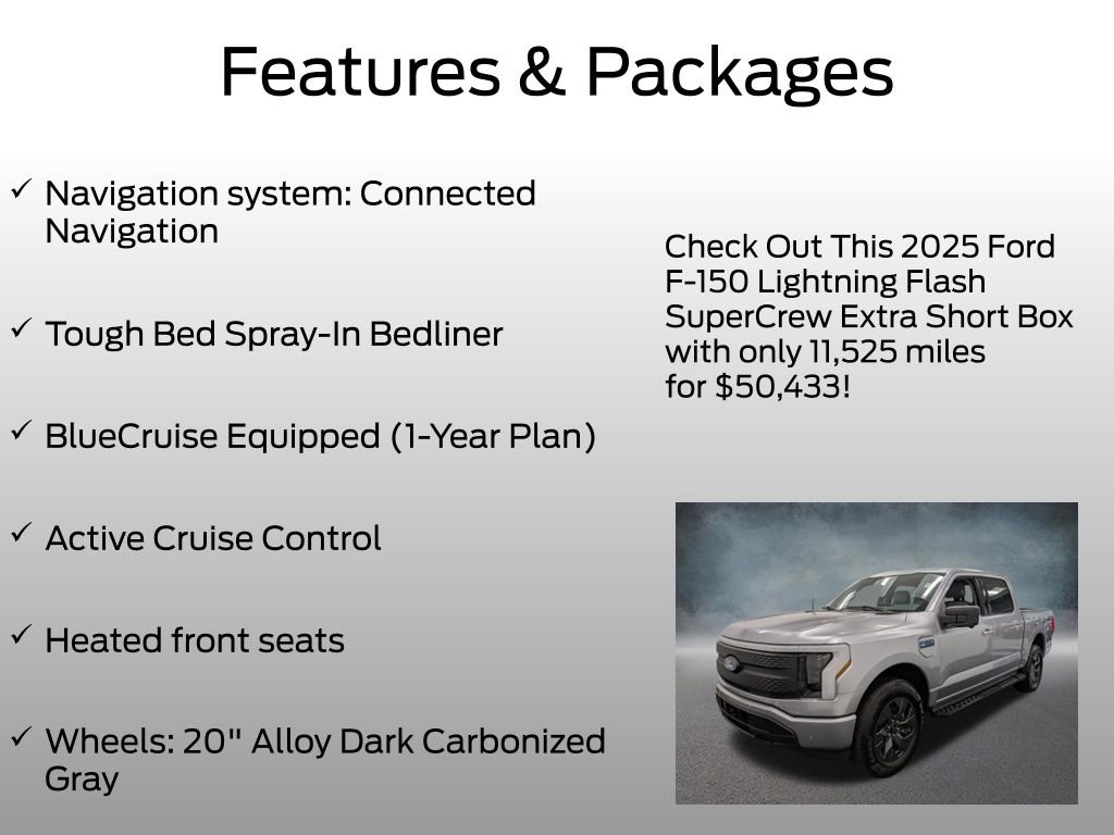 Used 2025 Ford F150 Lightning Flash image 4