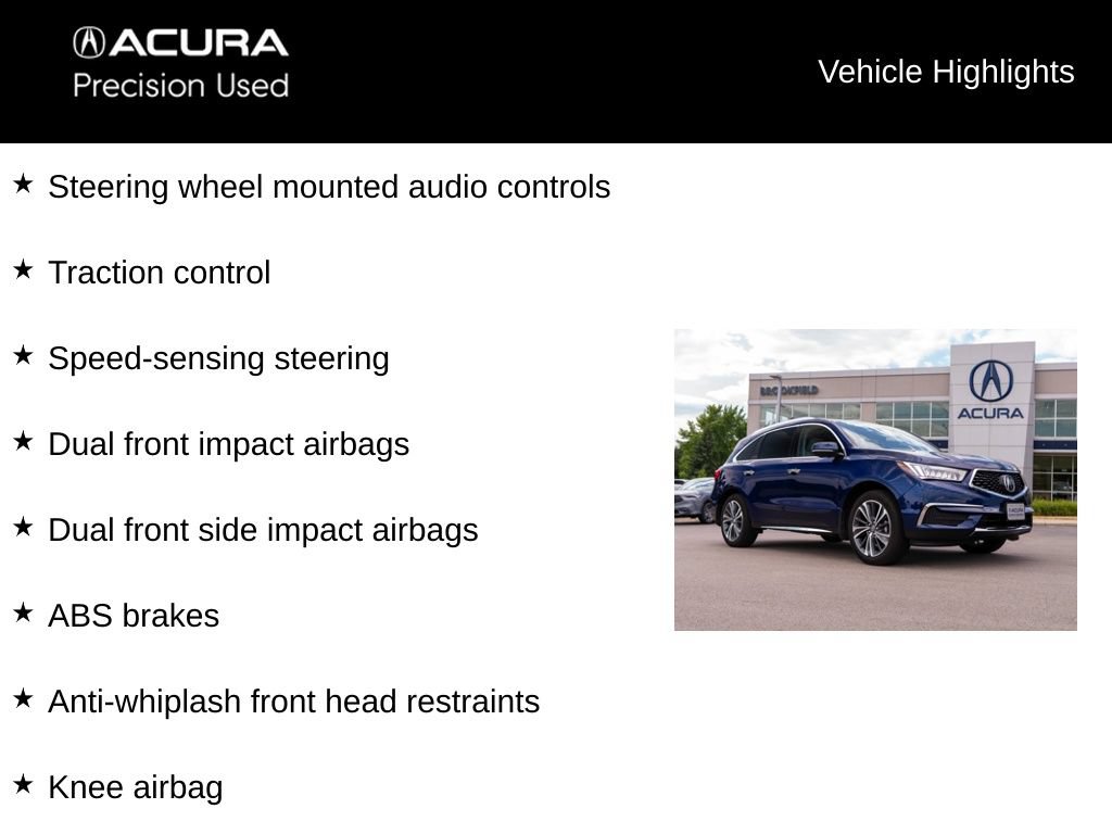 Certified 2020 Acura MDX SH-AWD w/ Technology Package image 9