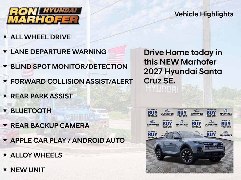New 2027 Hyundai Santa Cruz SE AWD/4WD image 31