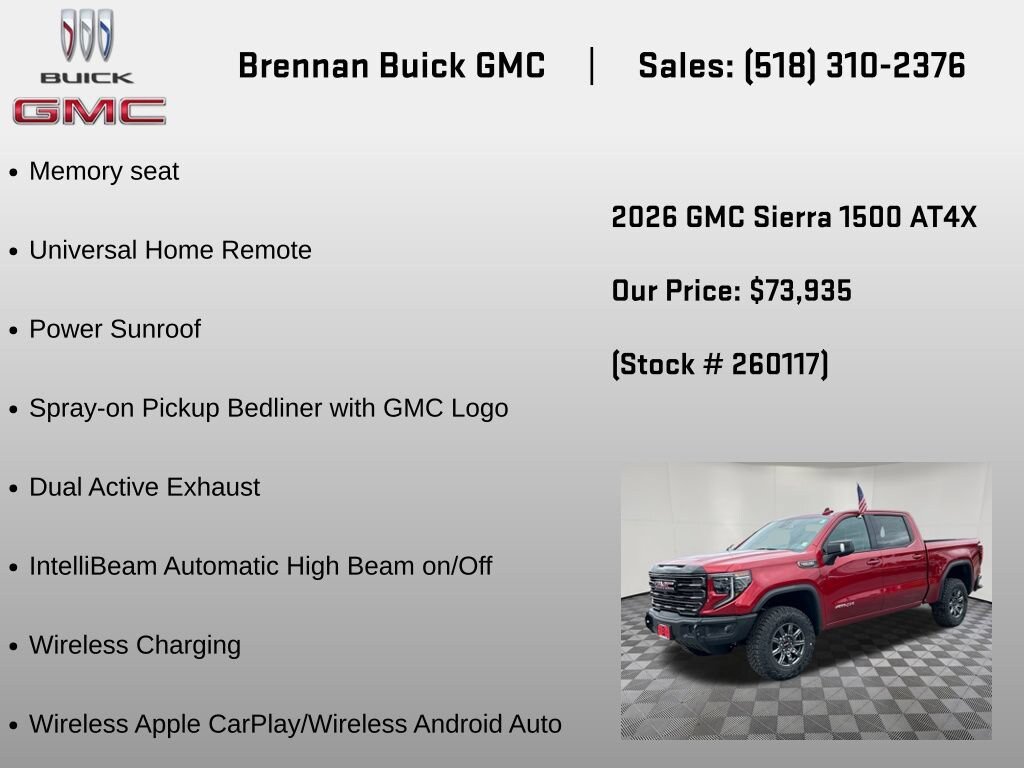 New 2026 GMC Sierra 1500 AT4X AWD/4WD image 12