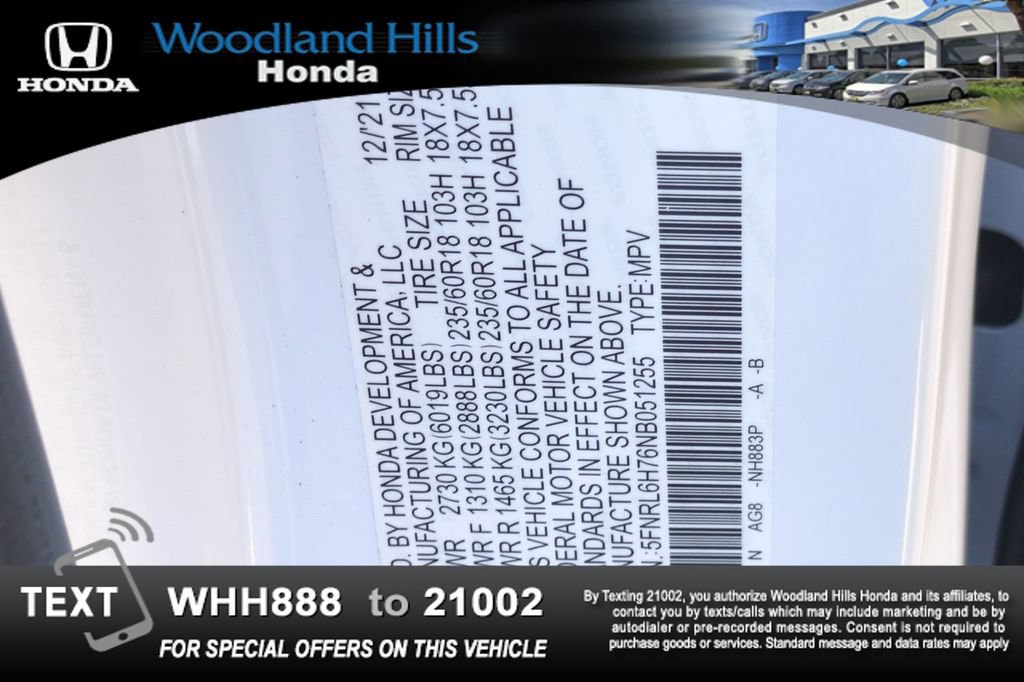 Certified 2022 Honda Odyssey EX-L image 27