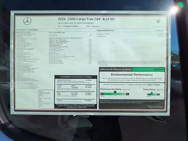 New 2026 Mercedes-Benz Sprinter 2500 image 16