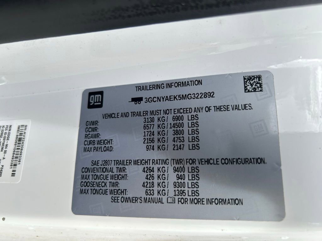 Used 2021 Chevrolet Silverado 1500 W/T w/ WT Value Package image 36