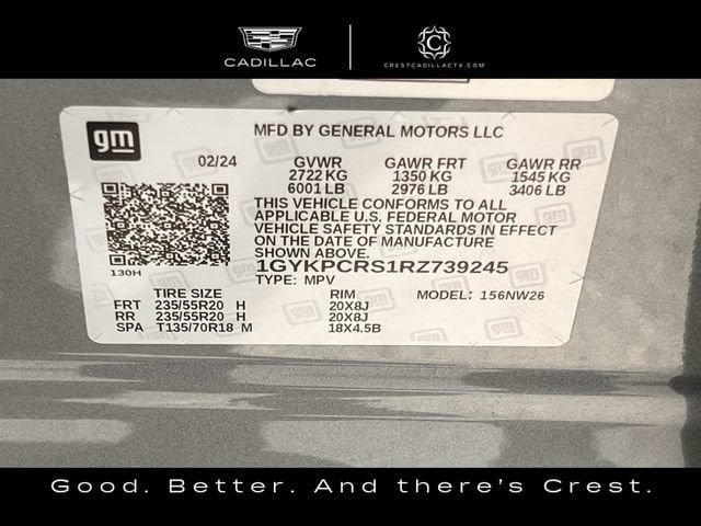 Certified 2024 Cadillac XT6 Premium Luxury w/ Technology Package FWD image 35