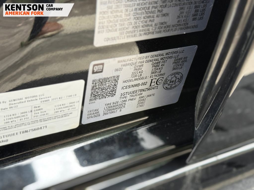 Used 2022 GMC Sierra 1500 AT4 w/ AT4 Premium Package image 38