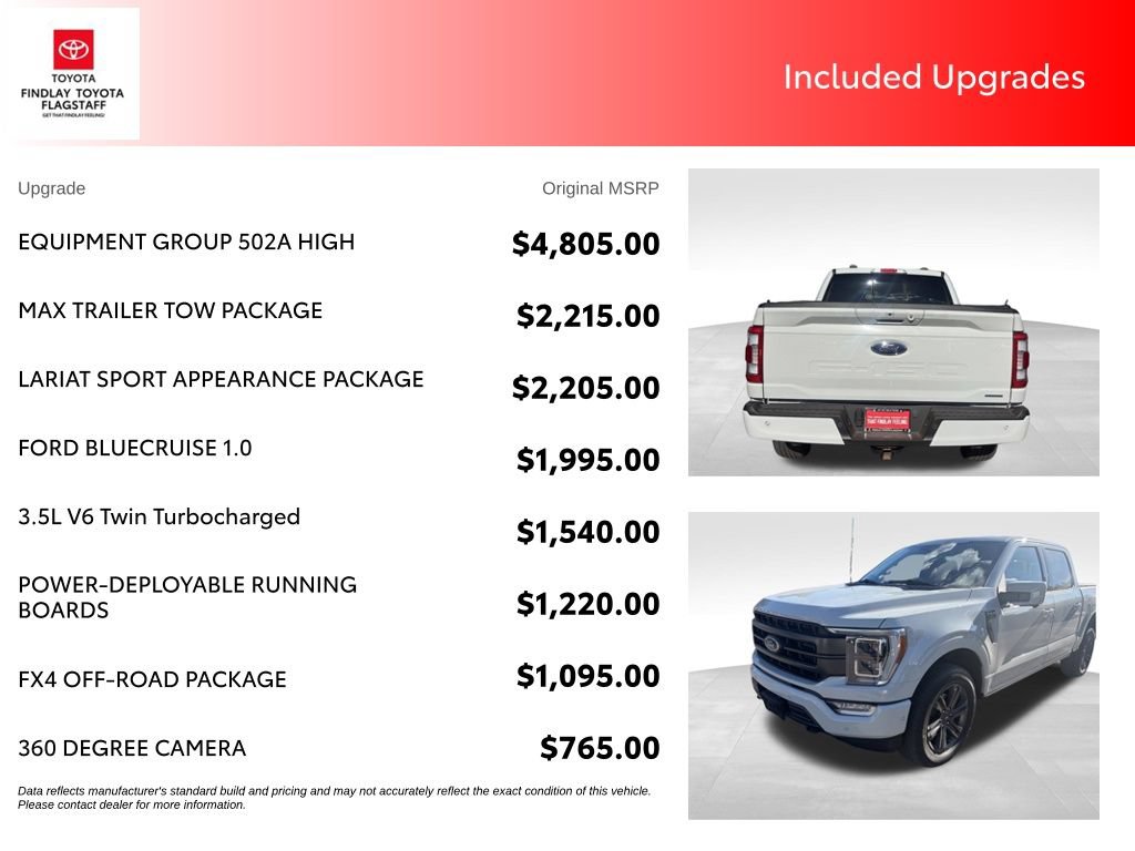 Used 2023 Ford F150 Lariat w/ Equipment Group 502A High AWD/4WD image 5