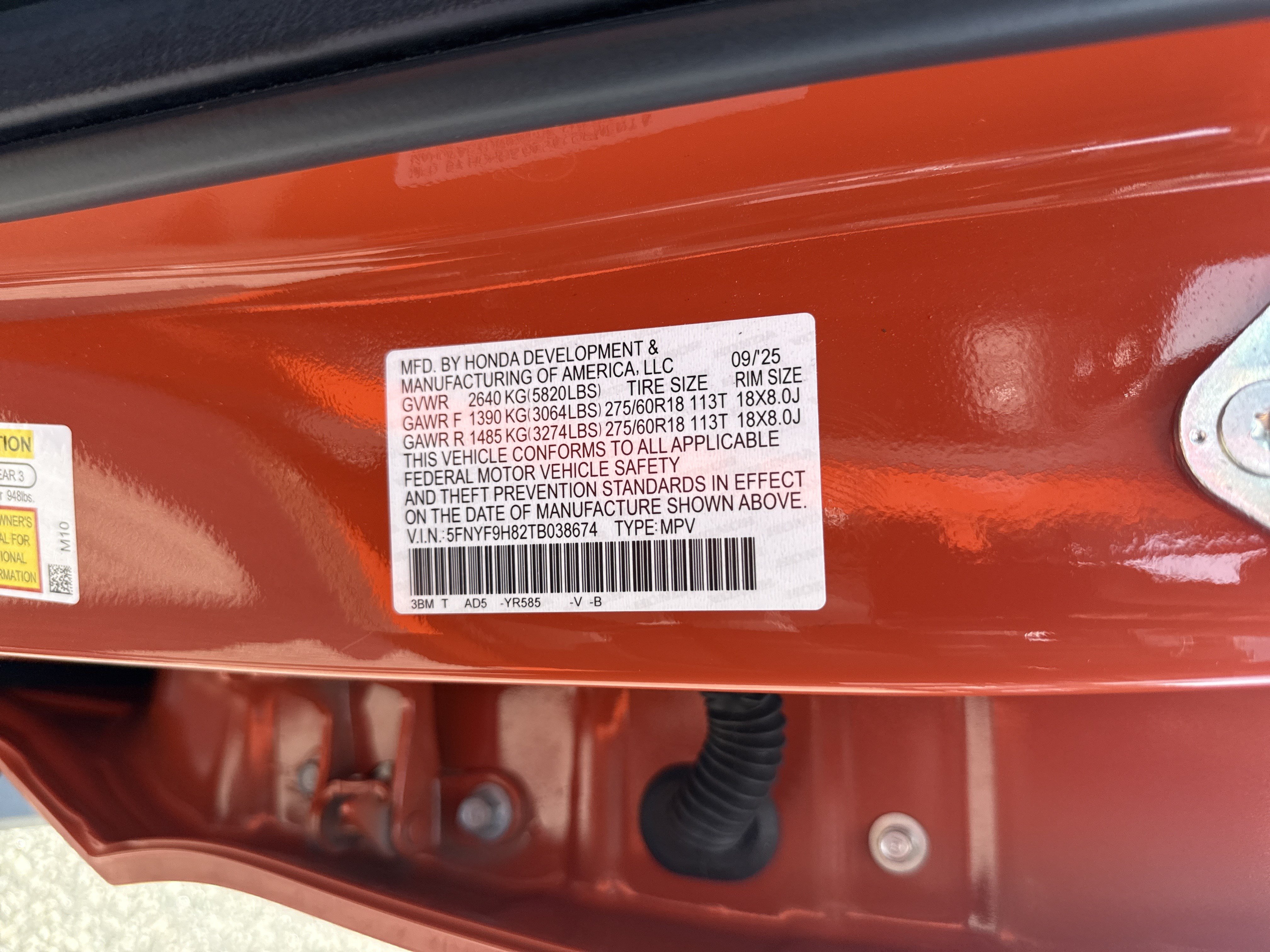 Certified 2026 Honda Passport TrailSport Elite image 35