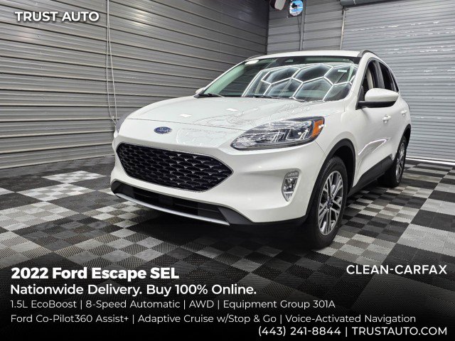 Used 2022 Ford Escape SEL AWD/4WD video 1