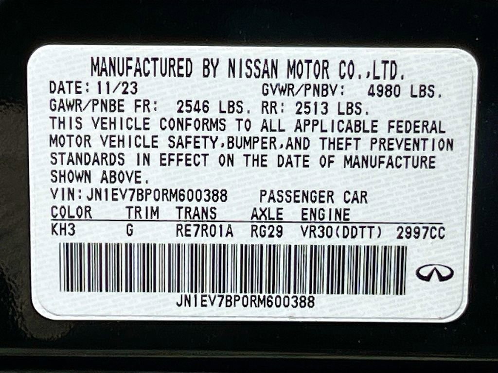 Used 2024 INFINITI Q50 Luxe w/ Cargo Package image 33