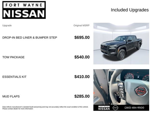 New 2026 Nissan Frontier PRO-4X w/ Tow Package AWD/4WD image 4