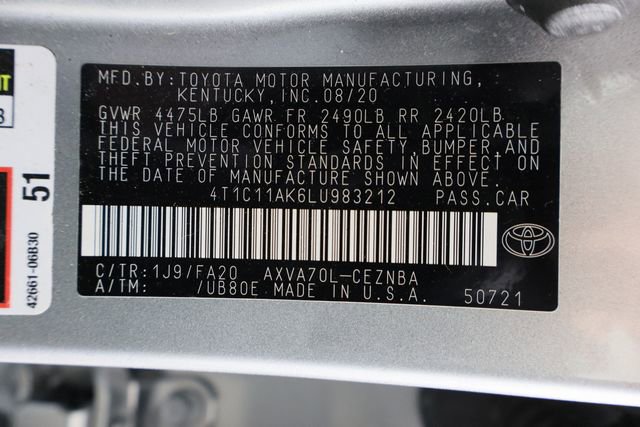 Used 2020 Toyota Camry LE image 33