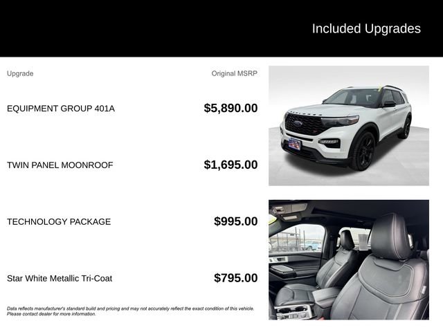 Used 2023 Ford Explorer ST w/ Equipment Group 401A AWD/4WD image 5