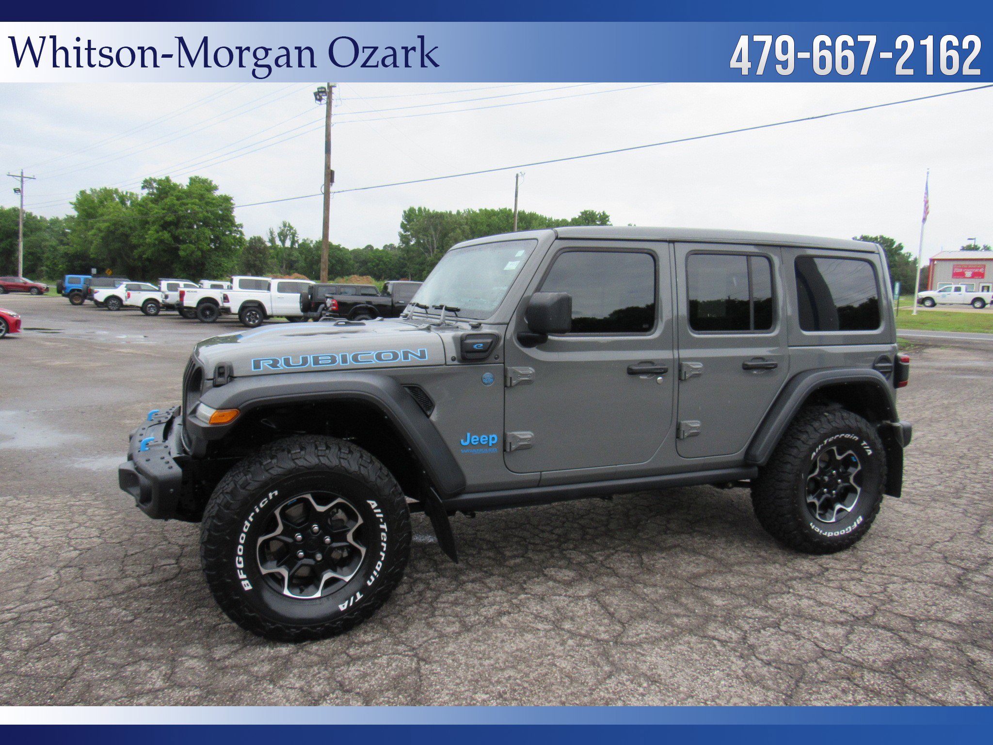 Used 2021 Jeep Wrangler Unlimited Rubicon 4xe w/ Steel Bumper Group AWD/4WD image 5