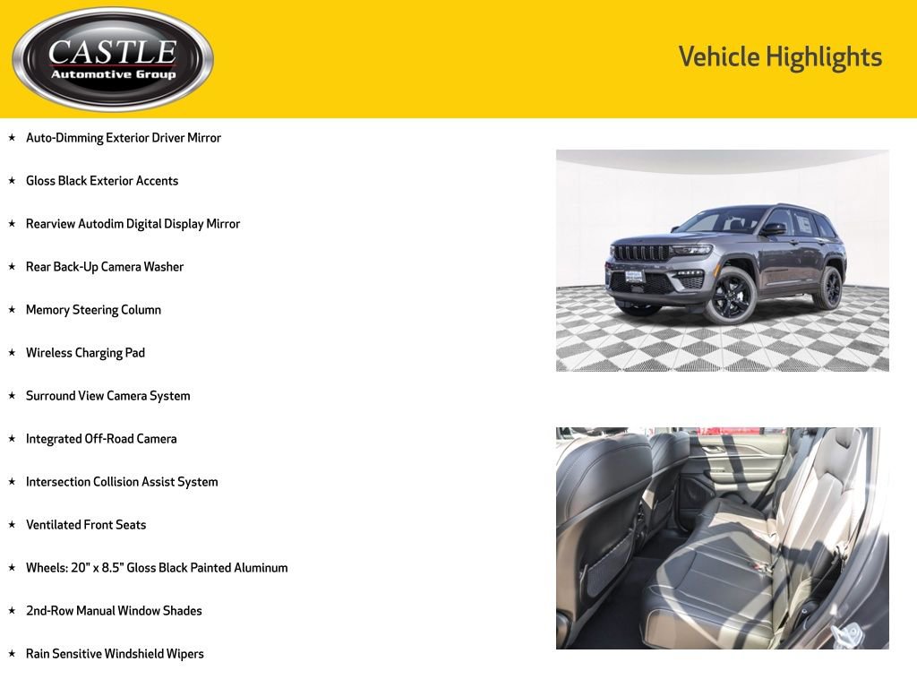 New 2025 Jeep Grand Cherokee Limited w/ Luxury Tech Group II image 6