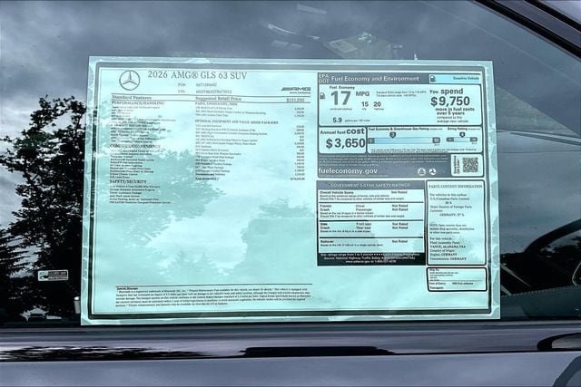 New 2026 Mercedes-Benz GLS 63 AMG 4MATIC image 17