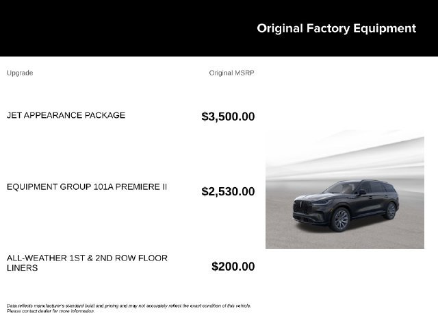 New 2026 Lincoln Aviator AWD w/ Jet Appearance Package image 9