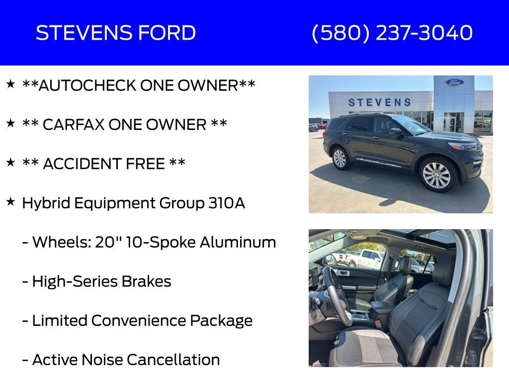 Used 2022 Ford Explorer Limited w/ Hybrid Equipment Group 310A image 6
