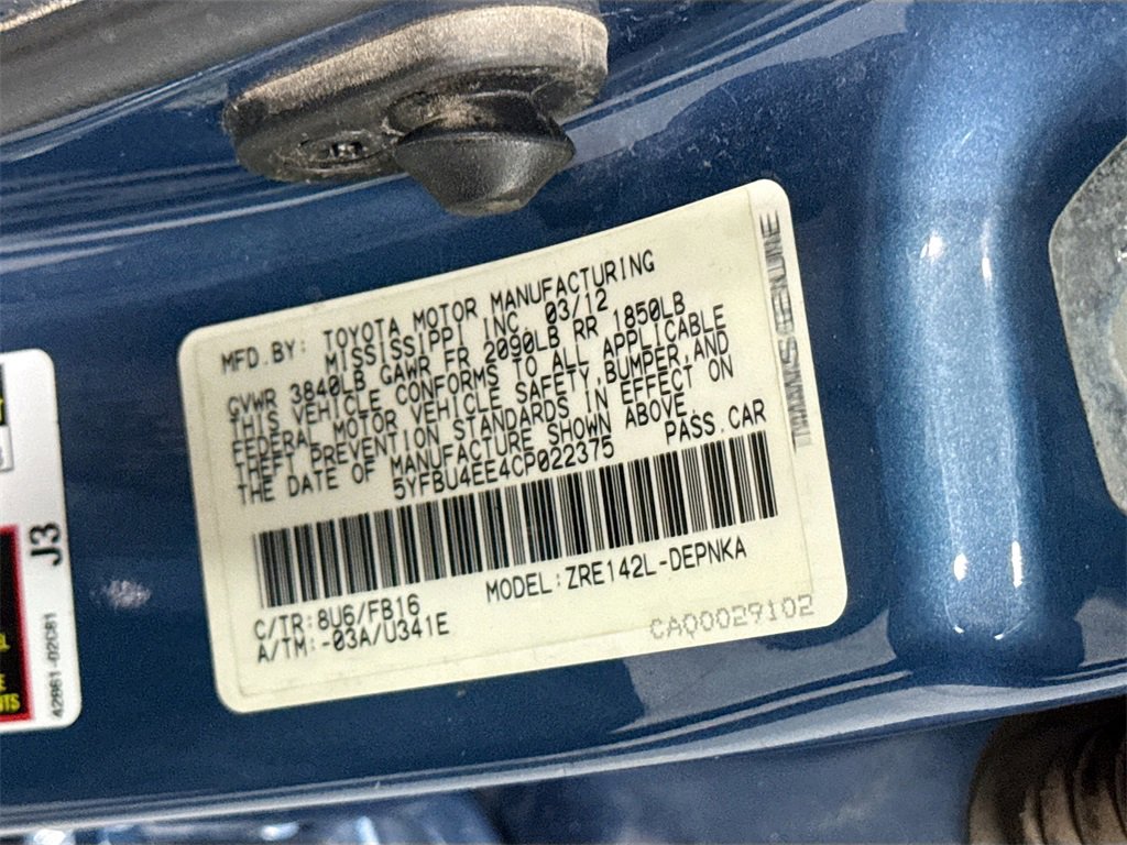 Used 2012 Toyota Corolla LE image 33