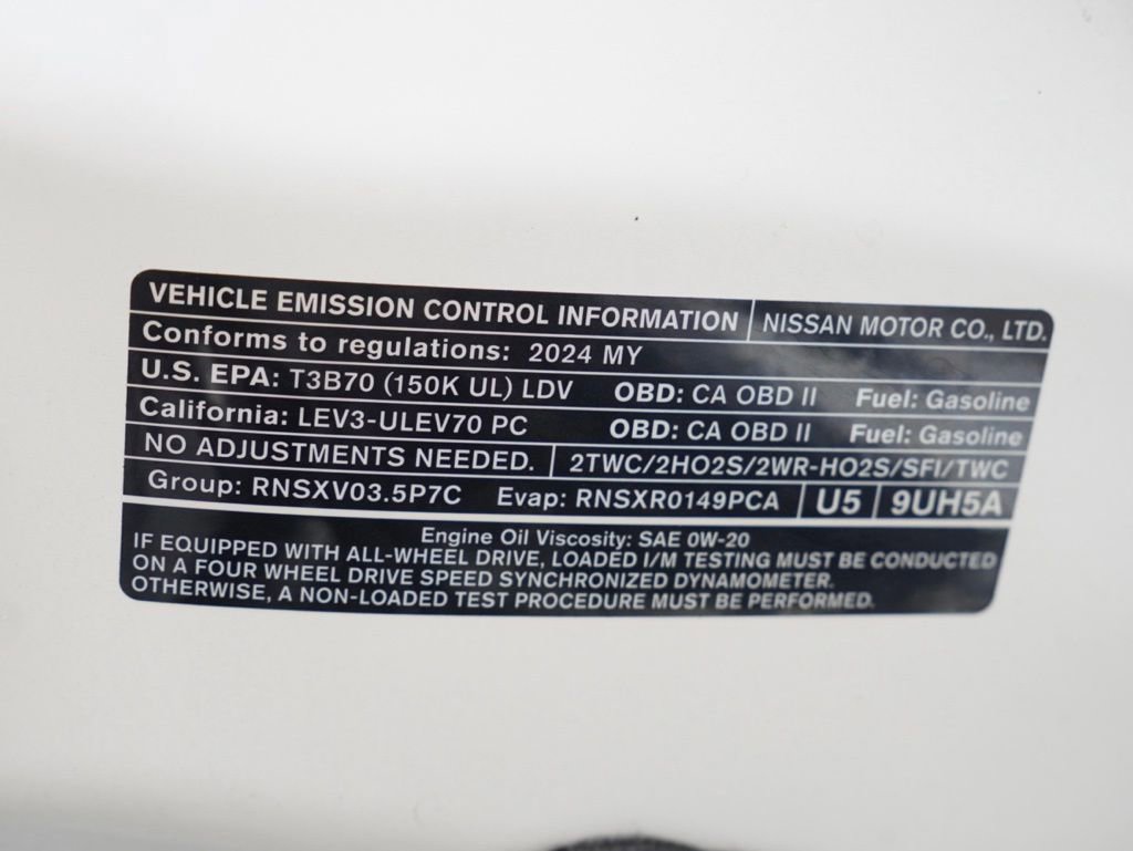 Used 2024 Nissan Murano SV w/ SV Midnight Edition Package image 23