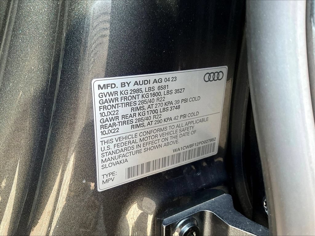 Used 2023 Audi SQ8 Prestige AWD/4WD image 16