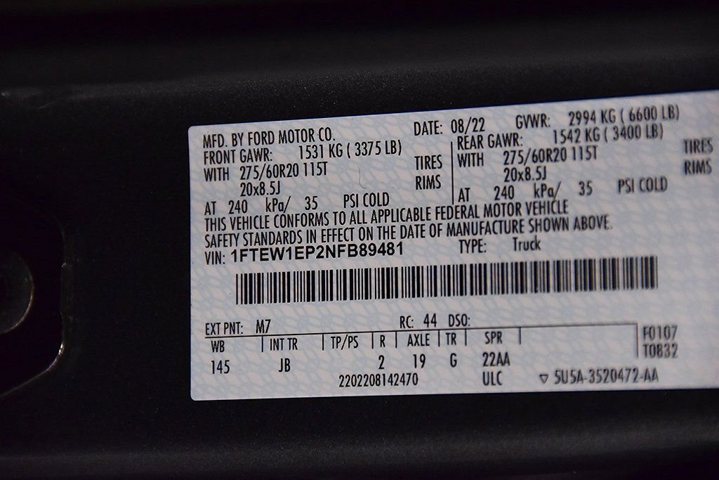 Used 2022 Ford F150 XL w/ STX Appearance Package image 15