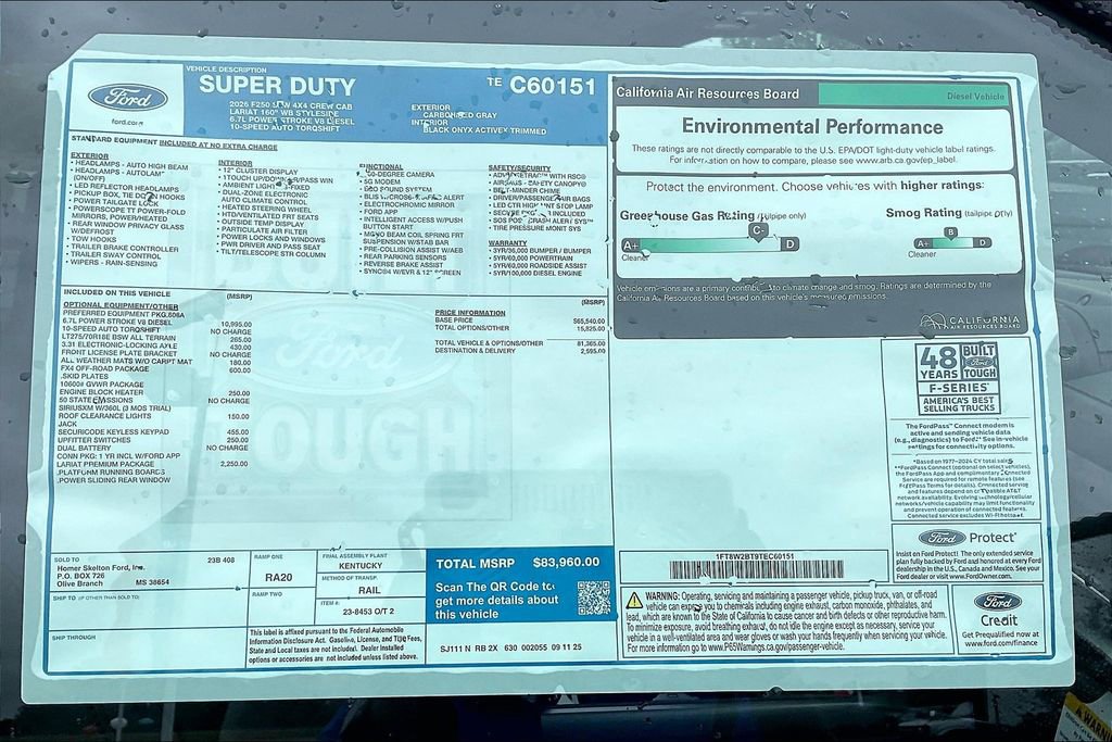 New 2026 Ford F250 Lariat w/ Lariat Premium Package image 14
