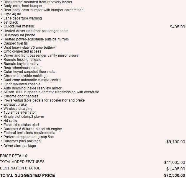 Used 2019 GMC Sierra 2500 Denali w/ Duramax Plus Package image 8