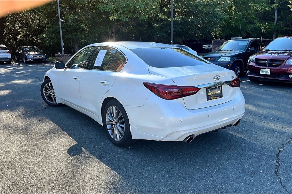 Used 2023 INFINITI Q50 Luxe w/ Cargo Package image 3