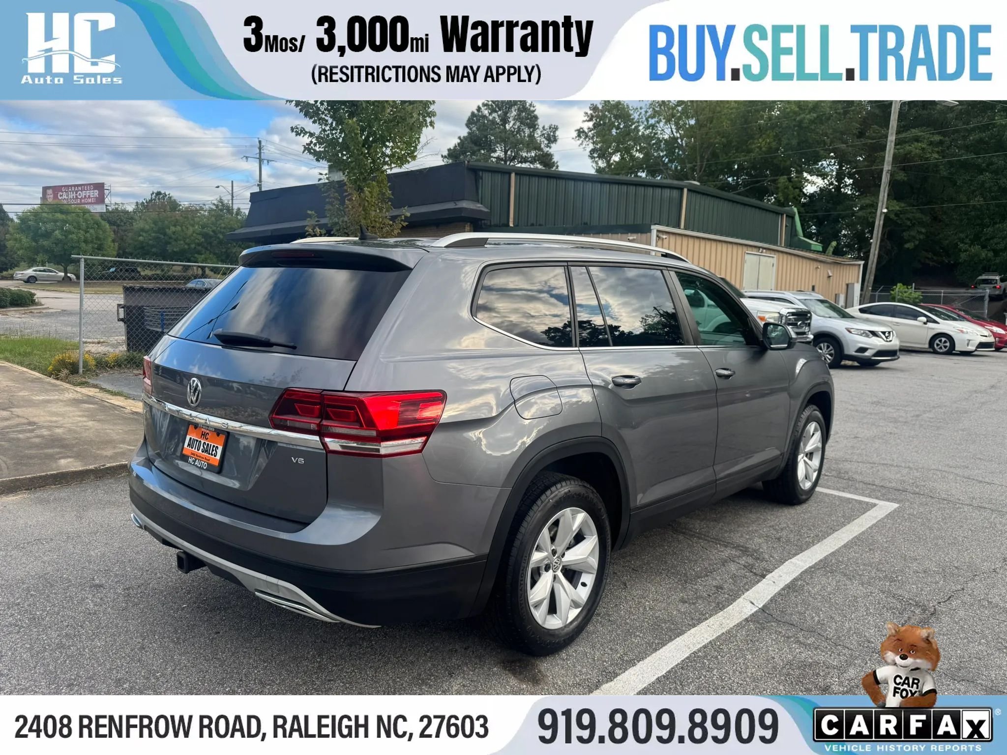 Used 2019 Volkswagen Atlas SE FWD image 5