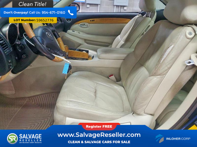 Used 2002 Lexus SC 430 Convertible RWD image 9