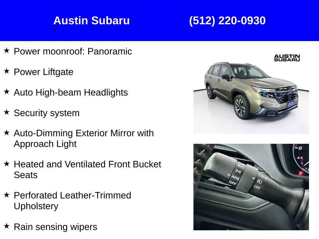 New 2026 Subaru Forester Touring AWD/4WD image 17