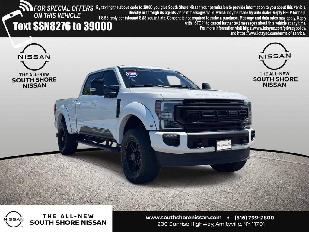 Used 2022 Ford F250 Lariat w/ Black Appearance Package AWD/4WD video 1