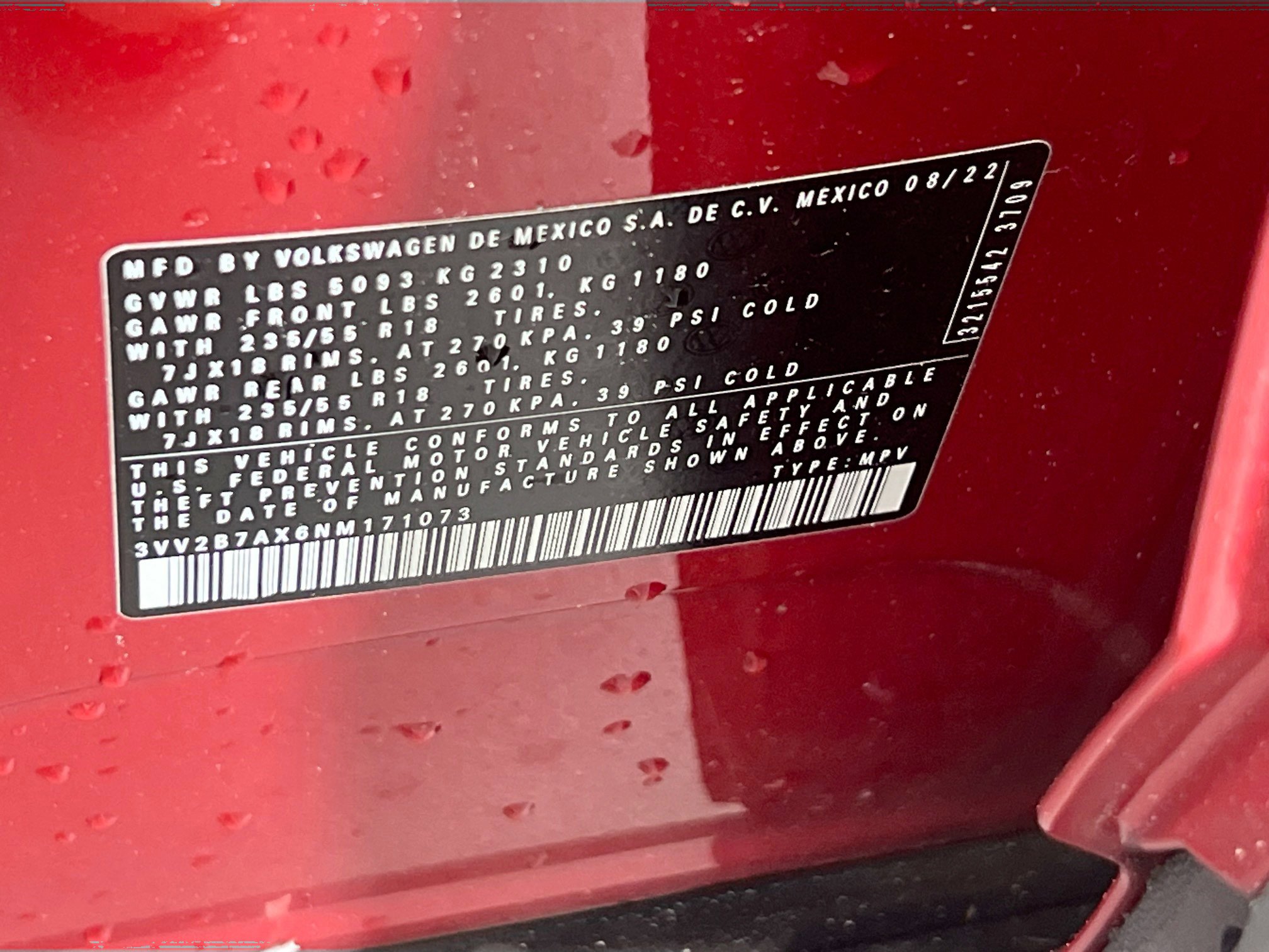 Used 2022 Volkswagen Tiguan SE AWD/4WD image 31