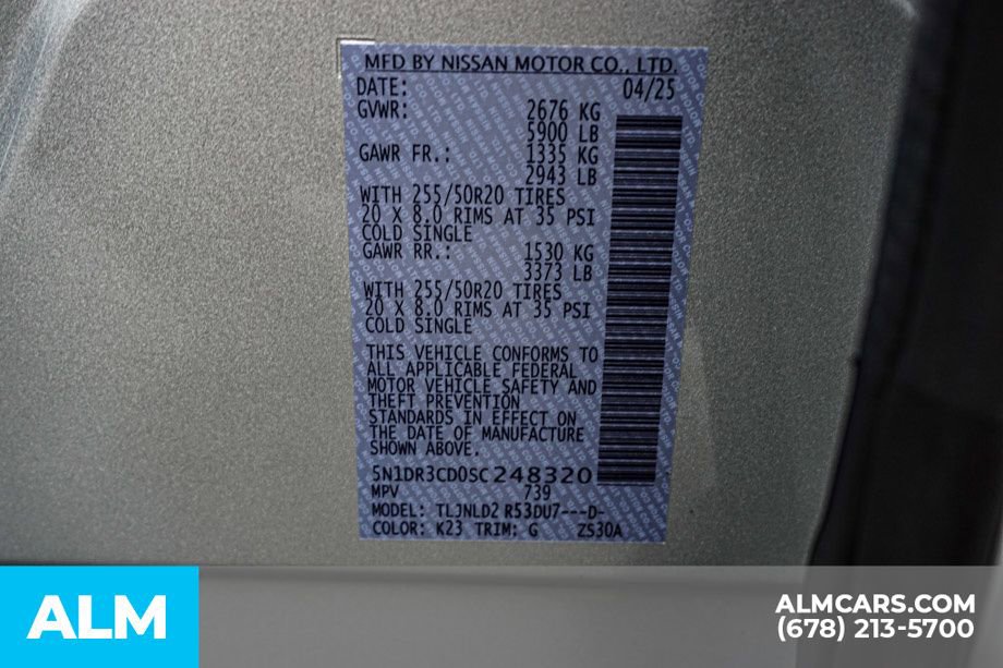 Used 2025 Nissan Pathfinder SL w/ SL Premium Package image 61