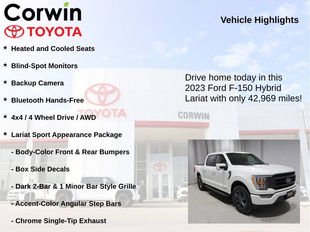 Used 2023 Ford F150 Lariat AWD/4WD image 7