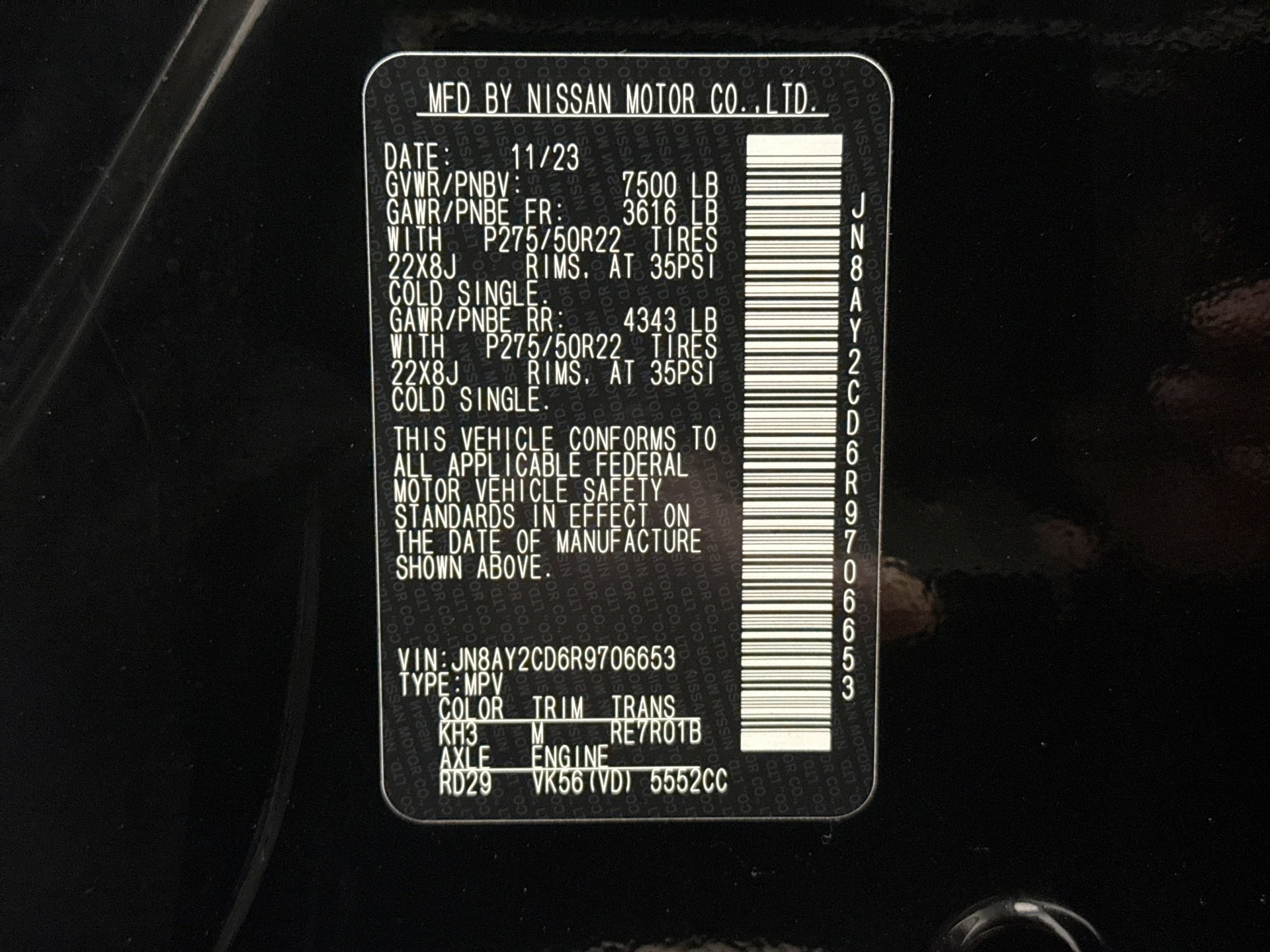 Used 2024 Nissan Armada Platinum w/ Cargo Package image 27