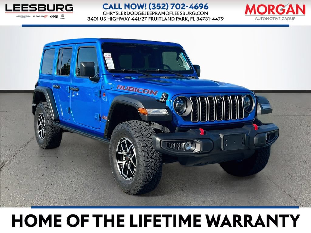 Certified 2025 Jeep Wrangler Unlimited Rubicon w/ Safety Group