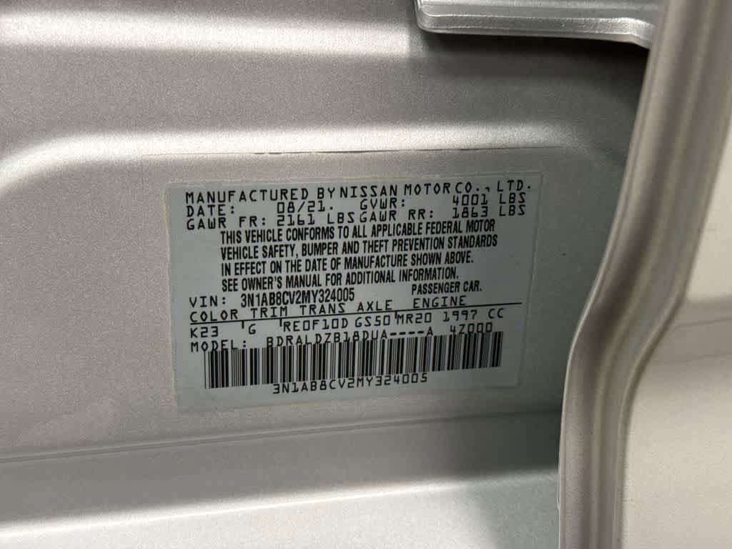 Used 2021 Nissan Sentra SV FWD image 14
