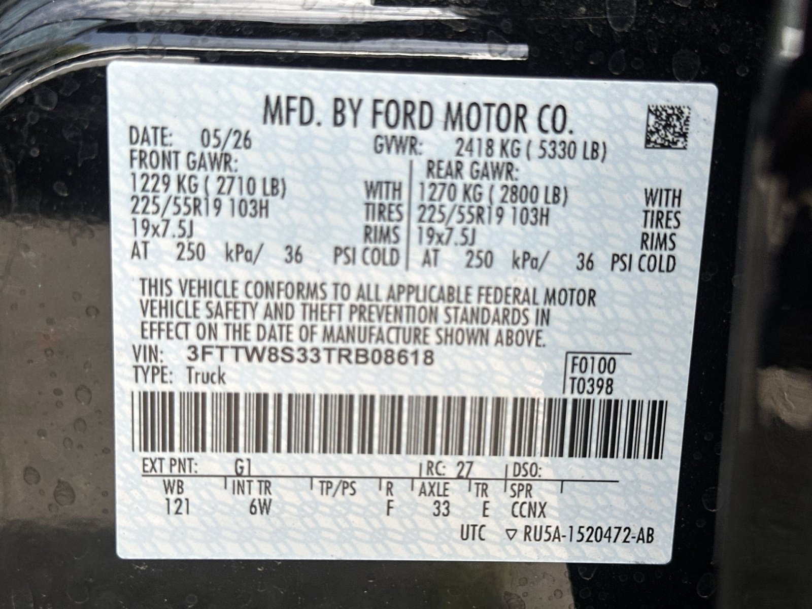 New 2026 Ford Maverick Lariat w/ Black Appearance Package AWD/4WD image 36