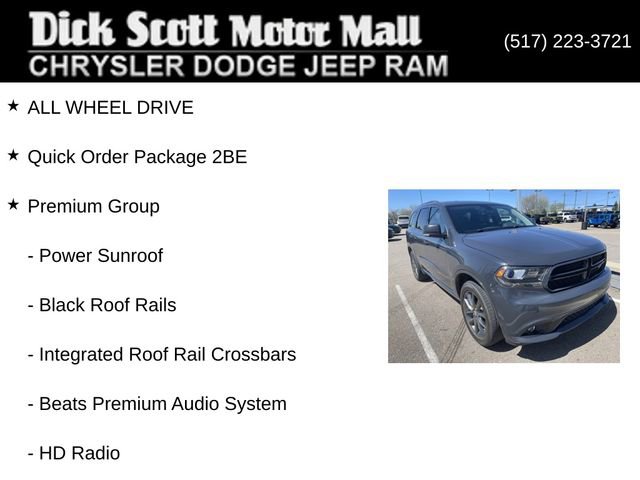 Used 2018 Dodge Durango GT w/ Premium Group AWD/4WD image 4