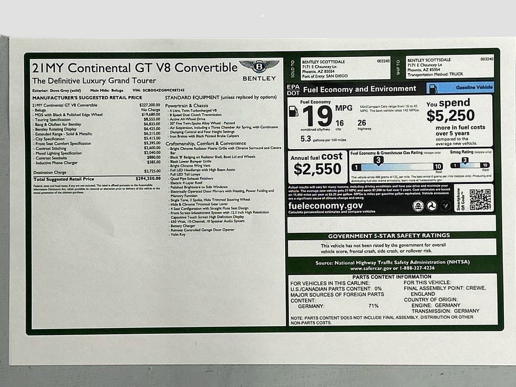 Used 2021 Bentley Continental GT image 17