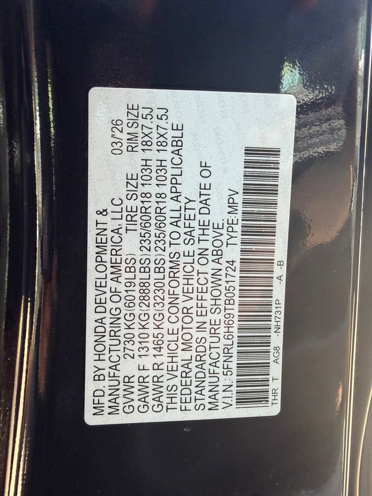 New 2026 Honda Odyssey EX-L image 26