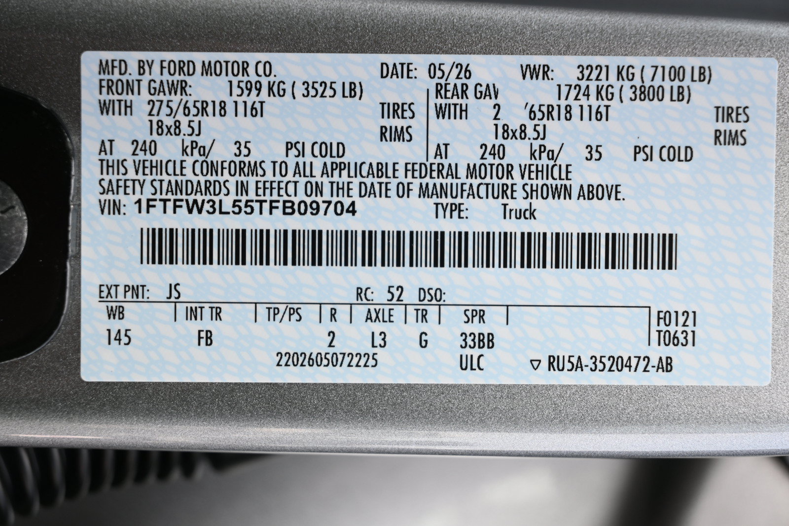 New 2026 Ford F150 XLT w/ Equipment Group 302A MID AWD/4WD image 52