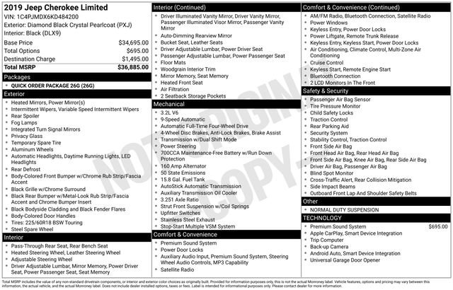 Used 2019 Jeep Cherokee Limited image 8