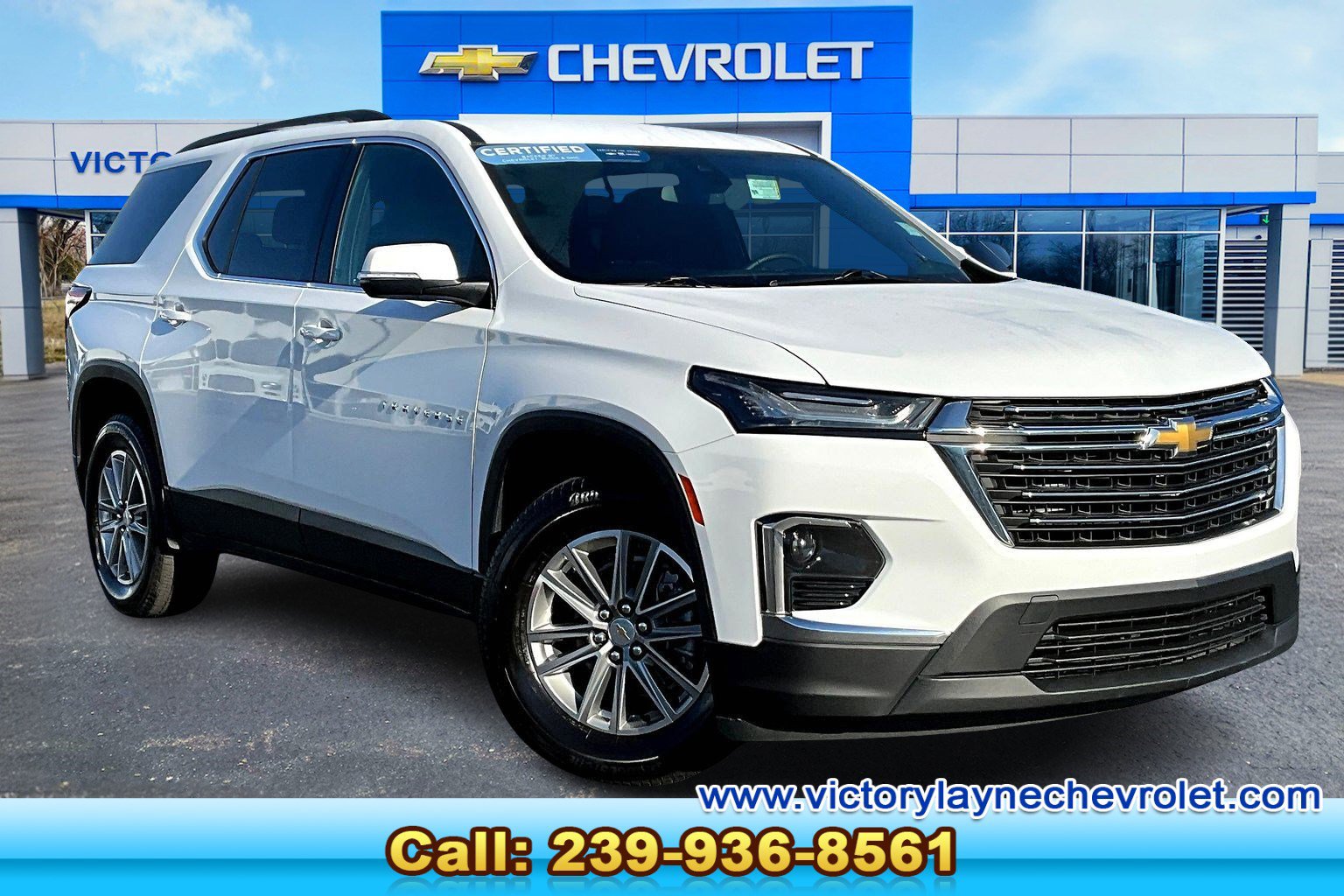 Certified 2023 Chevrolet Traverse LT