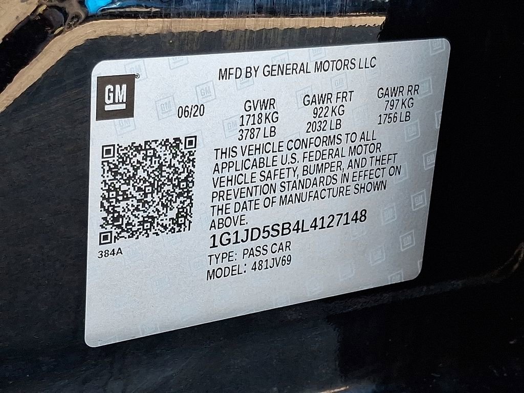 Used 2020 Chevrolet Sonic LT image 27