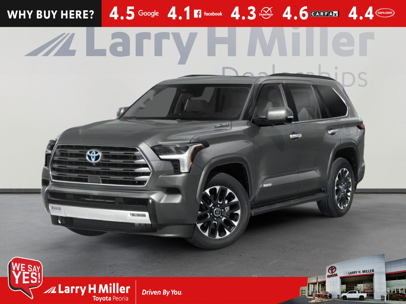 New 2024 Toyota Sequoia Limited w/ Nightshade Package AWD/4WD image 1