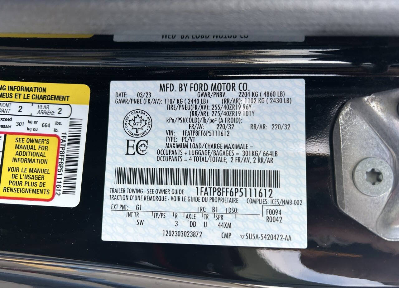 Used 2023 Ford Mustang GT Premium w/ GT Performance Package image 25