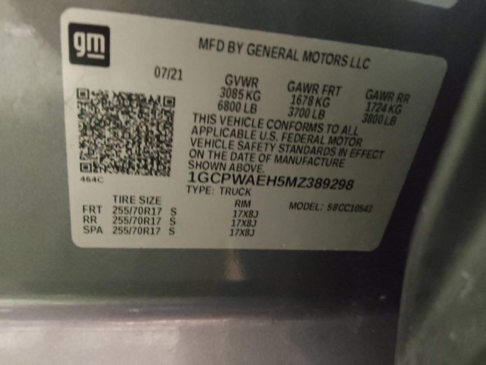 Used 2021 Chevrolet Silverado 1500 W/T w/ Trailering Package RWD image 33